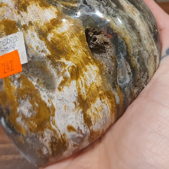 🔥 Sale 🔥 Zebra Jasper Super Chunky Heart - Final Price - Picture 5 of 13